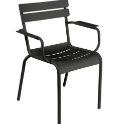Fermob Luxembourg armchair, liquorice