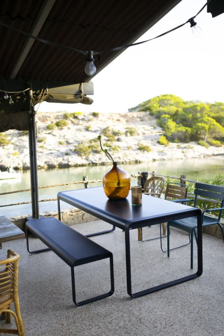 Fermob Luxembourg armchair, liquorice