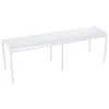 Fermob Luxembourg bench, 145 cm, cotton white