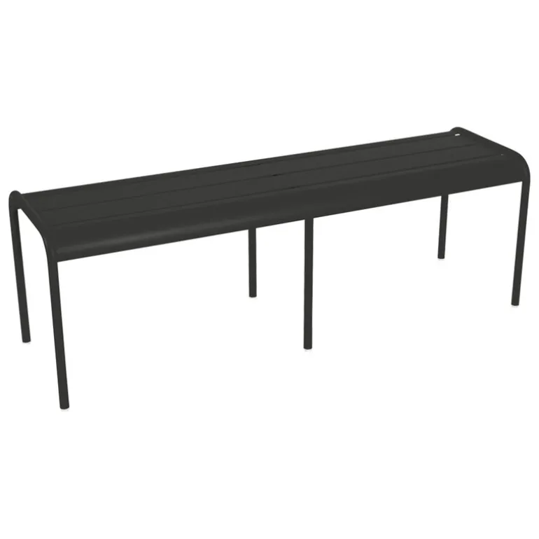 Fermob Luxembourg bench, 145 cm, liquorice