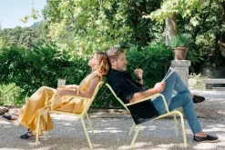 Fermob Luxembourg low armchair, cotton white