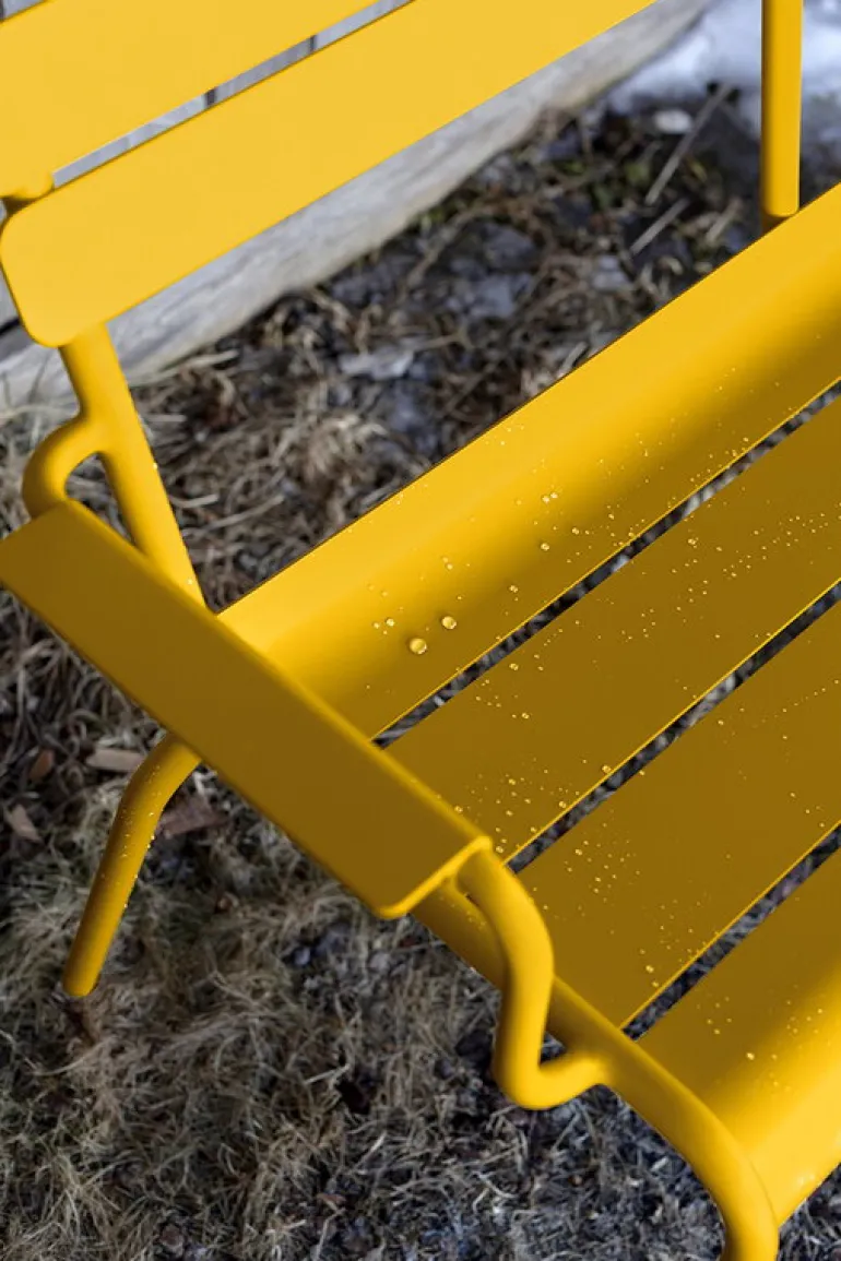 Fermob Luxembourg 2-seater bench, anthracite