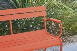 Fermob Luxembourg 2-seater bench, cedar green