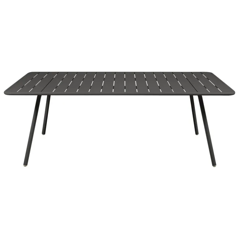 Fermob Luxembourg table, 207 x 100 cm, liquorice