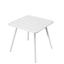 Fermob Luxembourg table, 80 x 80 cm, cotton white
