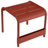 Fermob Luxembourg table/footrest, red ochre