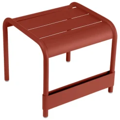 Fermob Luxembourg table/footrest, red ochre