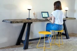 Fermob Mooon! Max table lamp, 41 cm, acapulco blue