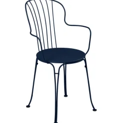 Fermob Opéra+ armchair, deep blue