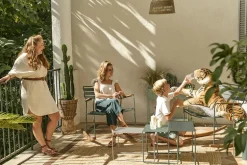 Fermob Oulala nesting table, set of 3, highlighted nature