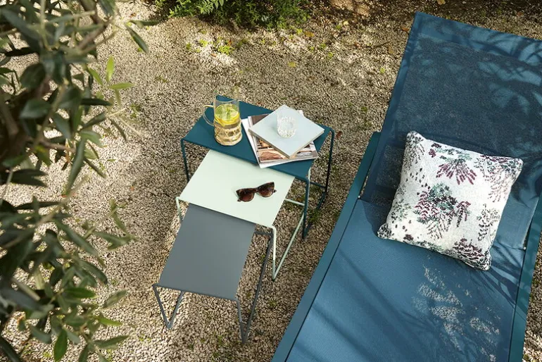 Fermob Oulala nesting table, set of 3, retro bouquet