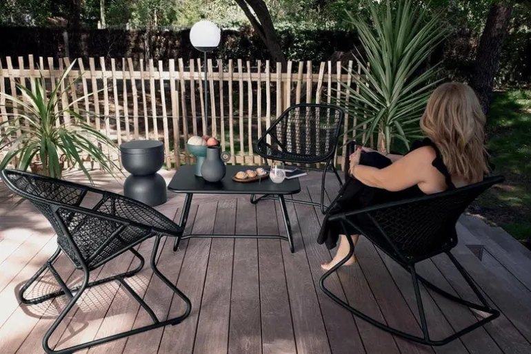 Fermob Piapolo stool, anthracite