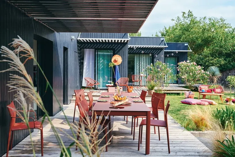 Fermob Ribambelle extension table, XL, rosemary