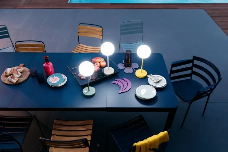 Fermob Ribambelle extension table, XL, rosemary