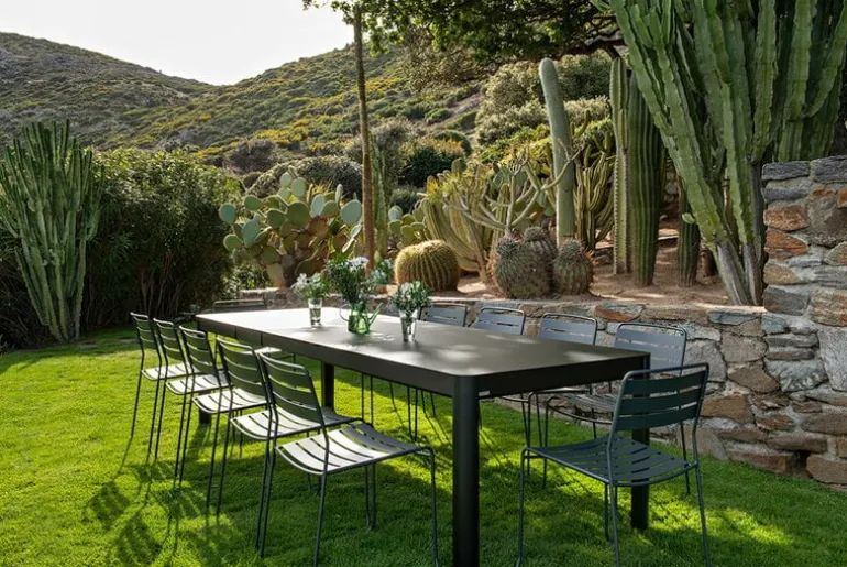 Fermob Ribambelle extension table, XL, rosemary