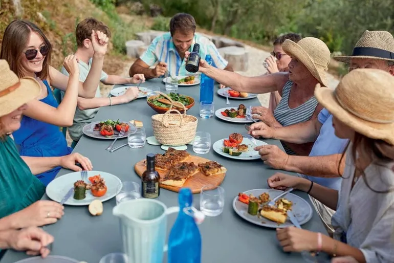 Fermob Ribambelle extension table, XL, rosemary