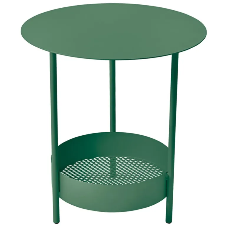 Fermob Salsa pedestal table, cedar green
