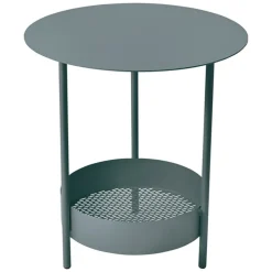Fermob Salsa pedestal table, storm grey
