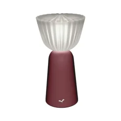 Fermob Swiing portable table lamp, 20 cm, black cherry