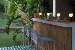 Fermob Swiing portable table lamp, 20 cm, anthracite