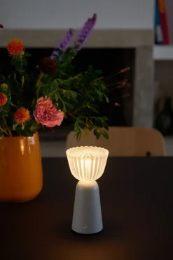 Fermob Swiing portable table lamp, 20 cm, clay grey