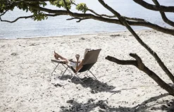 Fiam Chico Soft Outdoor footstool, aluminium - beige