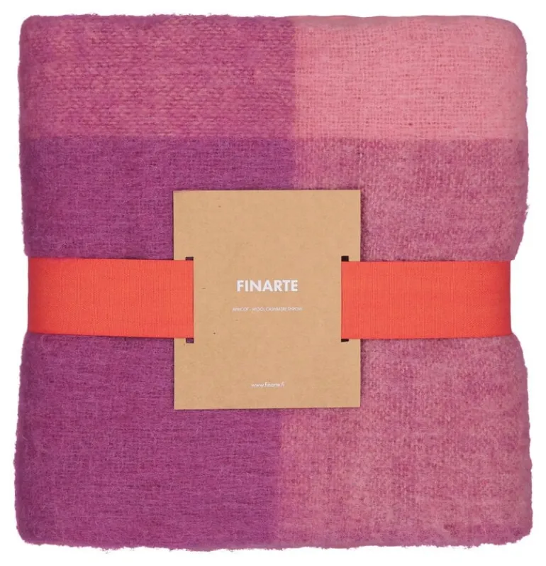 Finarte Apricot throw, 130 x 170 cm