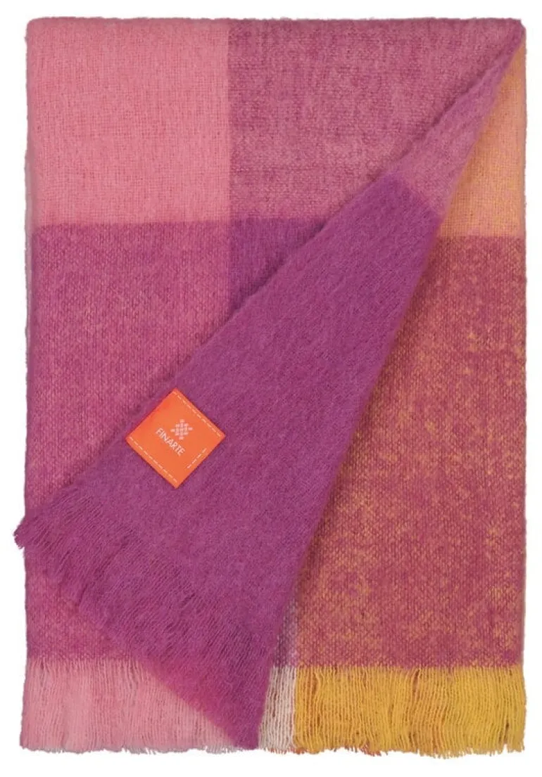 Finarte Apricot throw, 130 x 170 cm