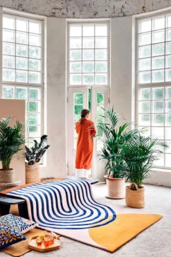 Finarte Atrium rug, pink-gold