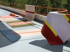 Finarte Jade rug, green - pink