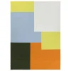 Finarte Kortteli rug, white - yellow