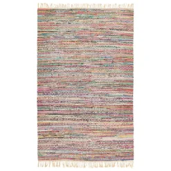 Finarte Kuhmo rag rug, grey - multicolour