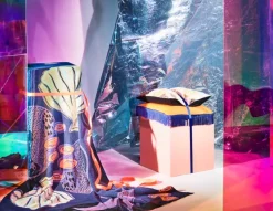 Finarte Souvenirs throw, 135 x 190 cm, lilac