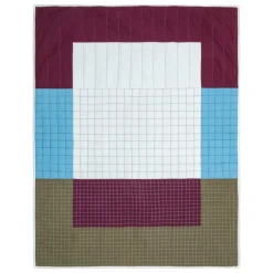 Finarte Tiles bedspread, burgundy