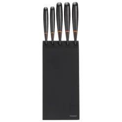 Fiskars Edge knife block with 5 knives