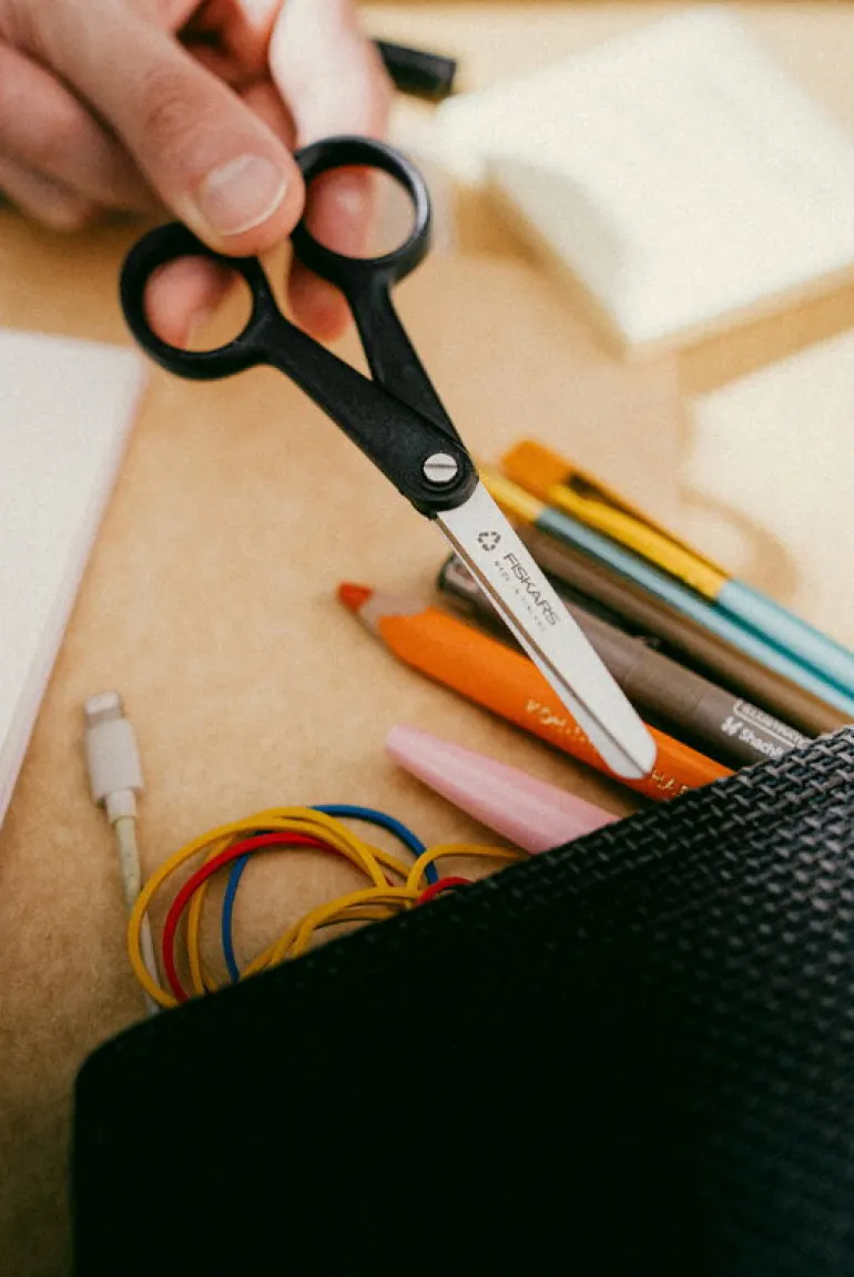 Fiskars Functional Form ReNew hobby scissors, 13 cm, black