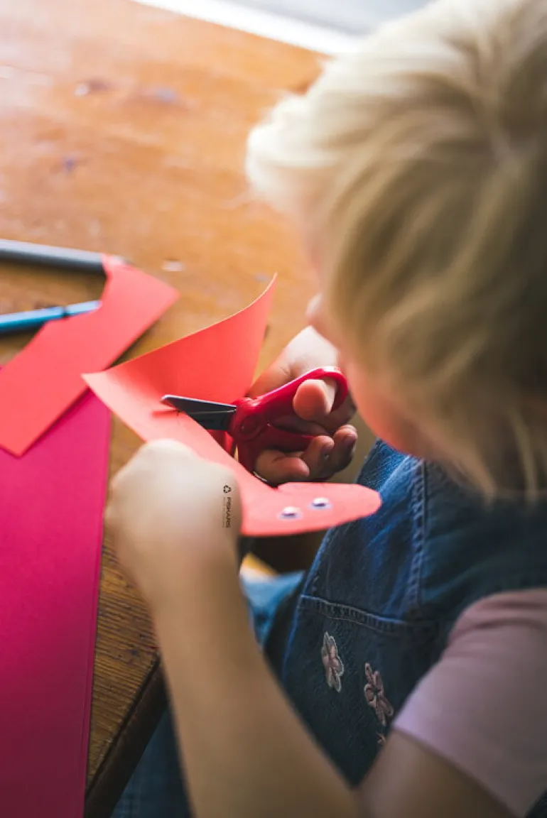 Fiskars Kids scissors 13 cm, red