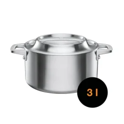 Fiskars Norden steel casserole, 3 L, uncoated