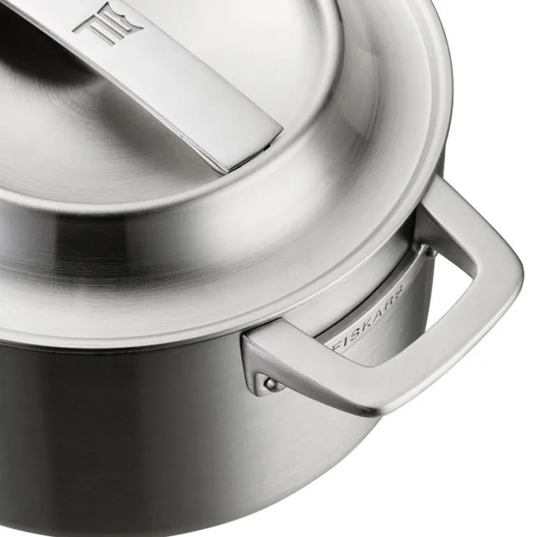 Fiskars Norden steel casserole, 3 L, uncoated