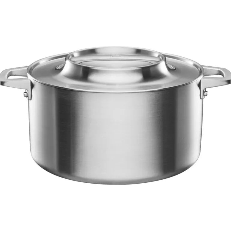 Fiskars Norden steel casserole, 5 L, uncoated