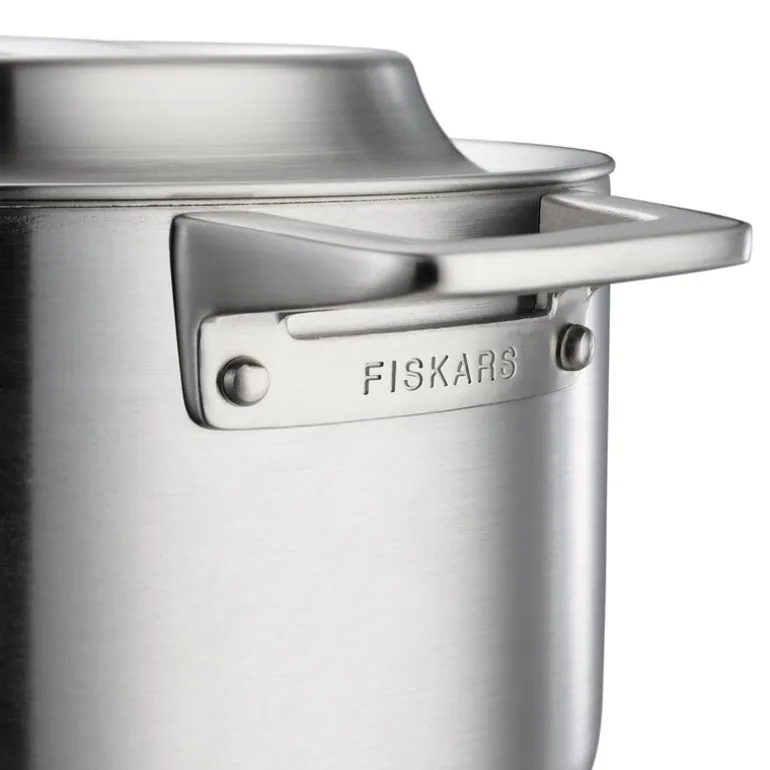 Fiskars Norden steel casserole, 5 L, uncoated