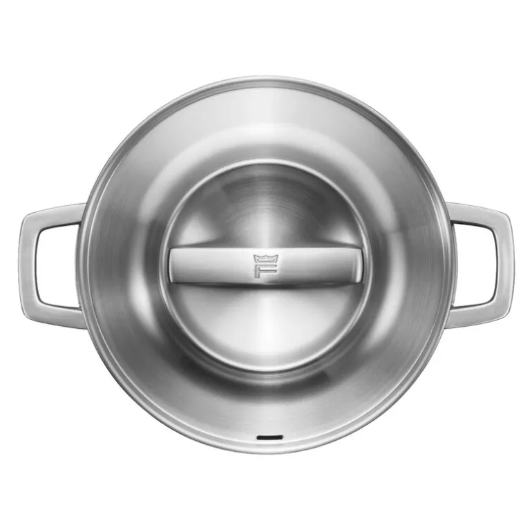 Fiskars Norden steel casserole, 5 L, uncoated