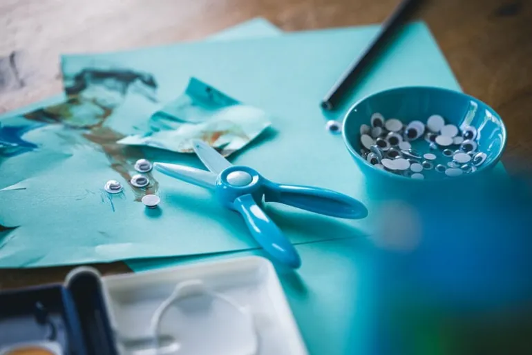 Fiskars Starter scissors, teal