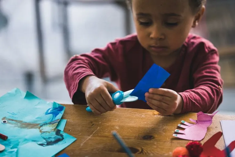 Fiskars Starter scissors, teal