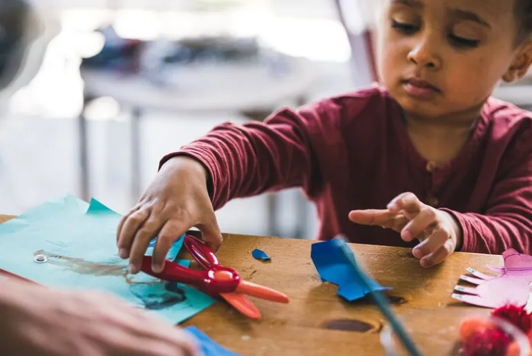Fiskars Starter scissors, red