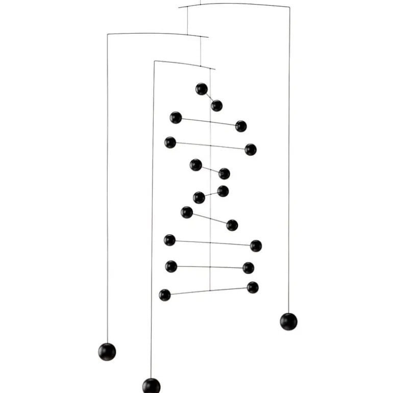 Flensted Mobiles Counterpoint mobile, black