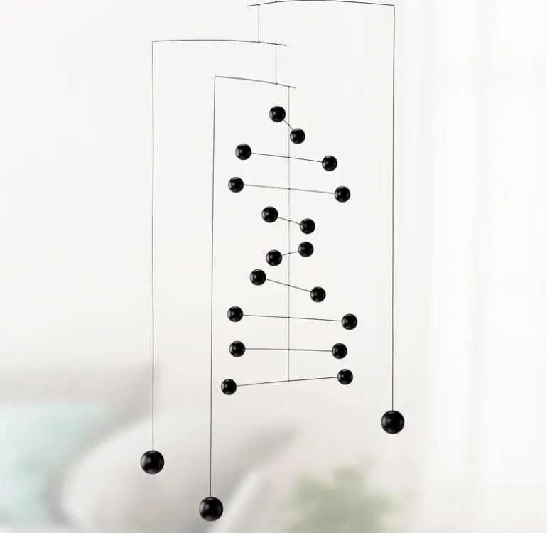 Flensted Mobiles Counterpoint mobile, black