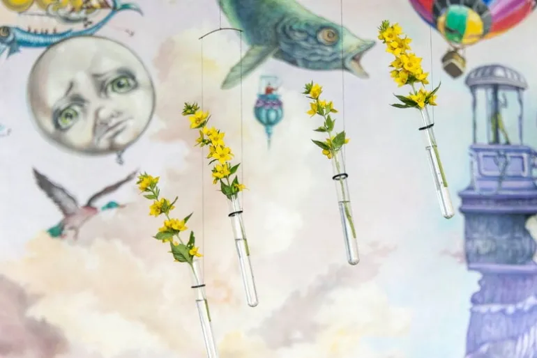 Flensted Mobiles Flying Flowers mobile