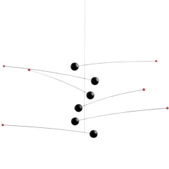 Flensted Mobiles Futura mobile, black