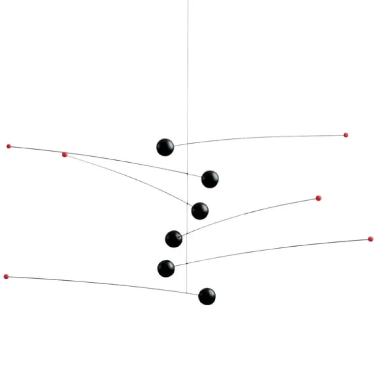 Flensted Mobiles Futura mobile, black